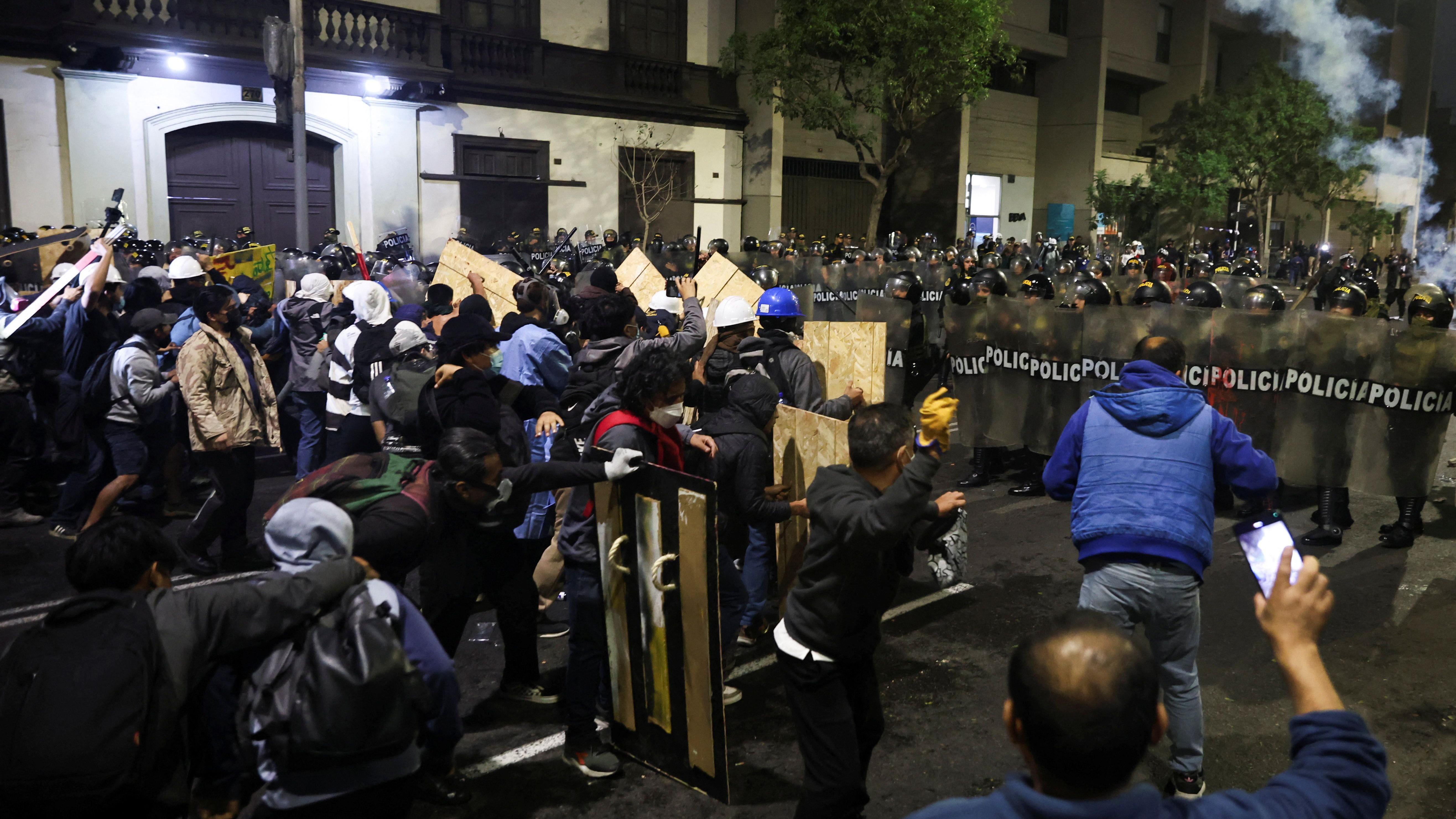 Protesti u Limi, glavnom gradu Perua