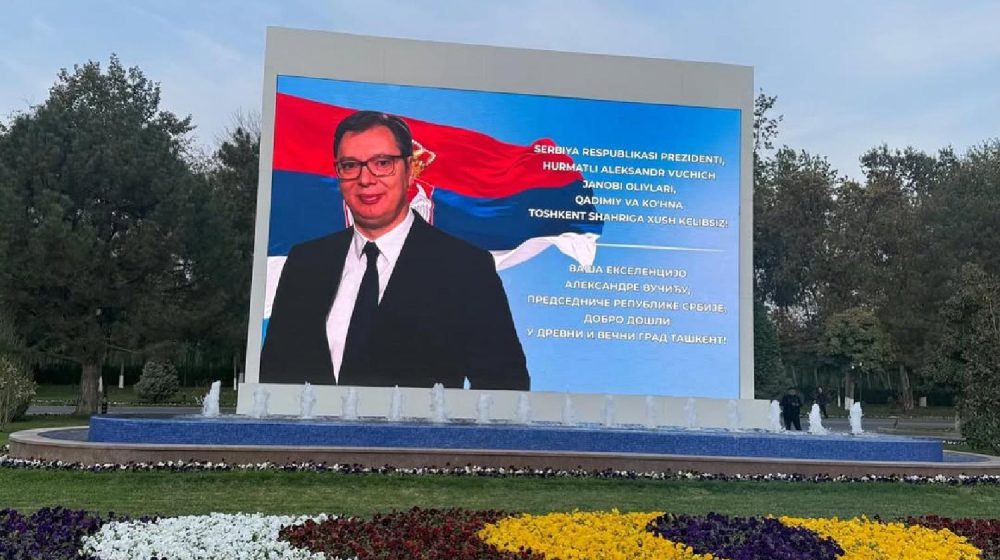 Vučić se drugog dana posete Uzbekistanu sastao sa predsedavajućom parlamenta Tanzilom Narbajevom 1