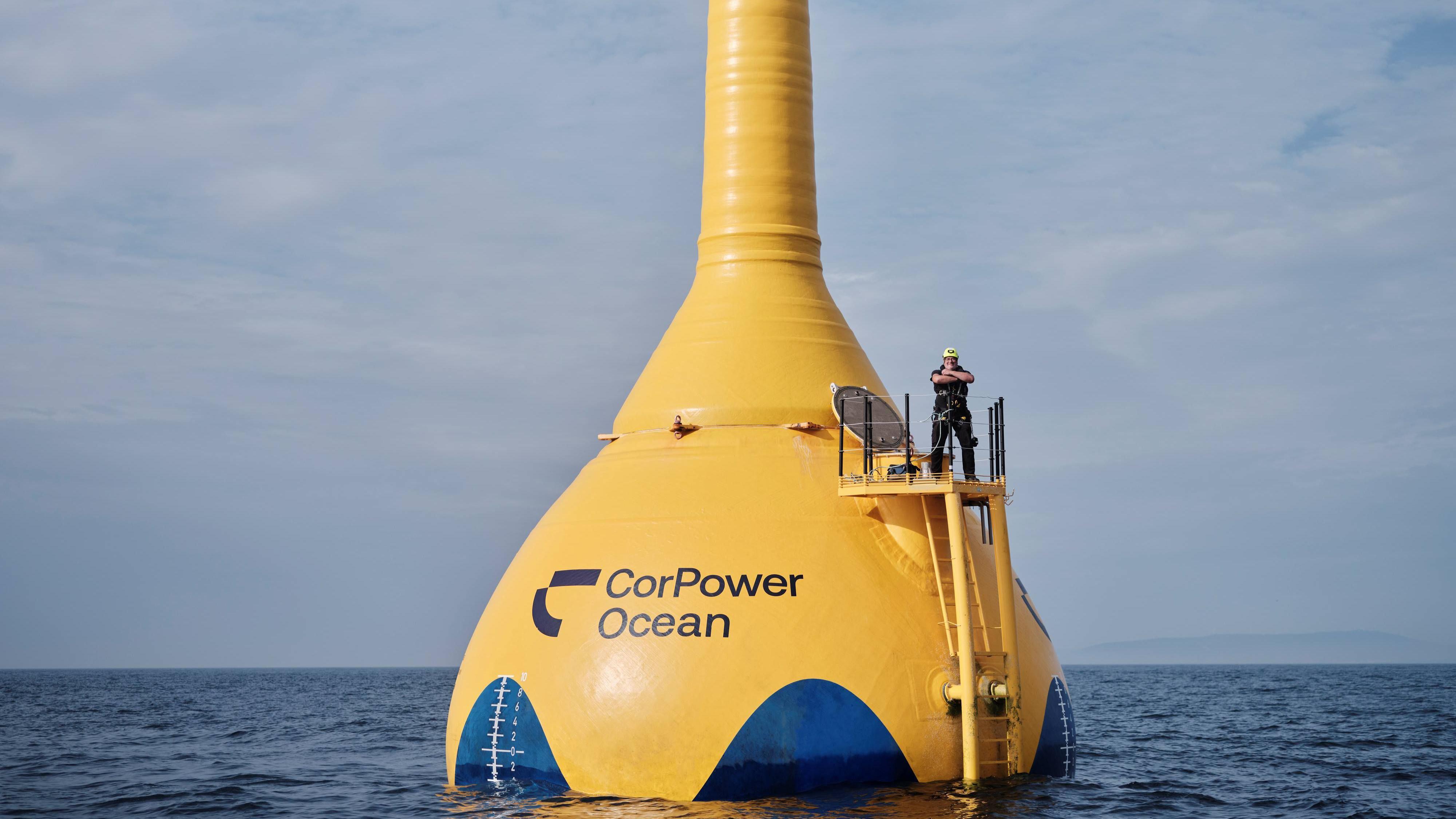 Energija okeana: Da li talasi zaista mogu da napajaju domove 4 Proizvođači kažu da je bova 'CorPower' dovoljno otporna da izdrži velike oluje na moru