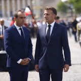 Sebastijen Lekorni i Emanuel Makron