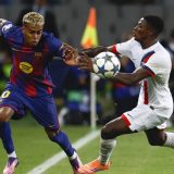 Lamin Jamal i Nuno Mendeš, Barselona - PSŽ