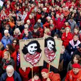 Masovni marš podrške Palestini u Amsterdamu: Stotine hiljada u crvenom 6