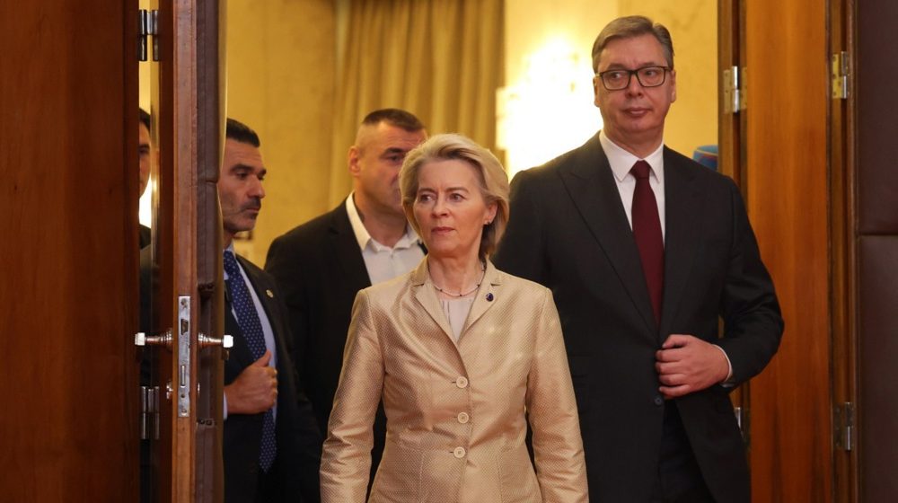 Štampa na nemačkom o poseti Fon der Lajen Beogradu: Vučić nagoveštava mogući poraz SNS-a, EU pojačava pritisak na Srbiju 1