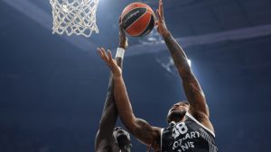 Košarkaši Partizana poraženi su od Dubaija u utakmici petog kola ABA lige rezultatom 82:70.