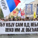 Skupovi podrške srpskom narodu na Kosovu: Studentski protest završen kod Ušća 11