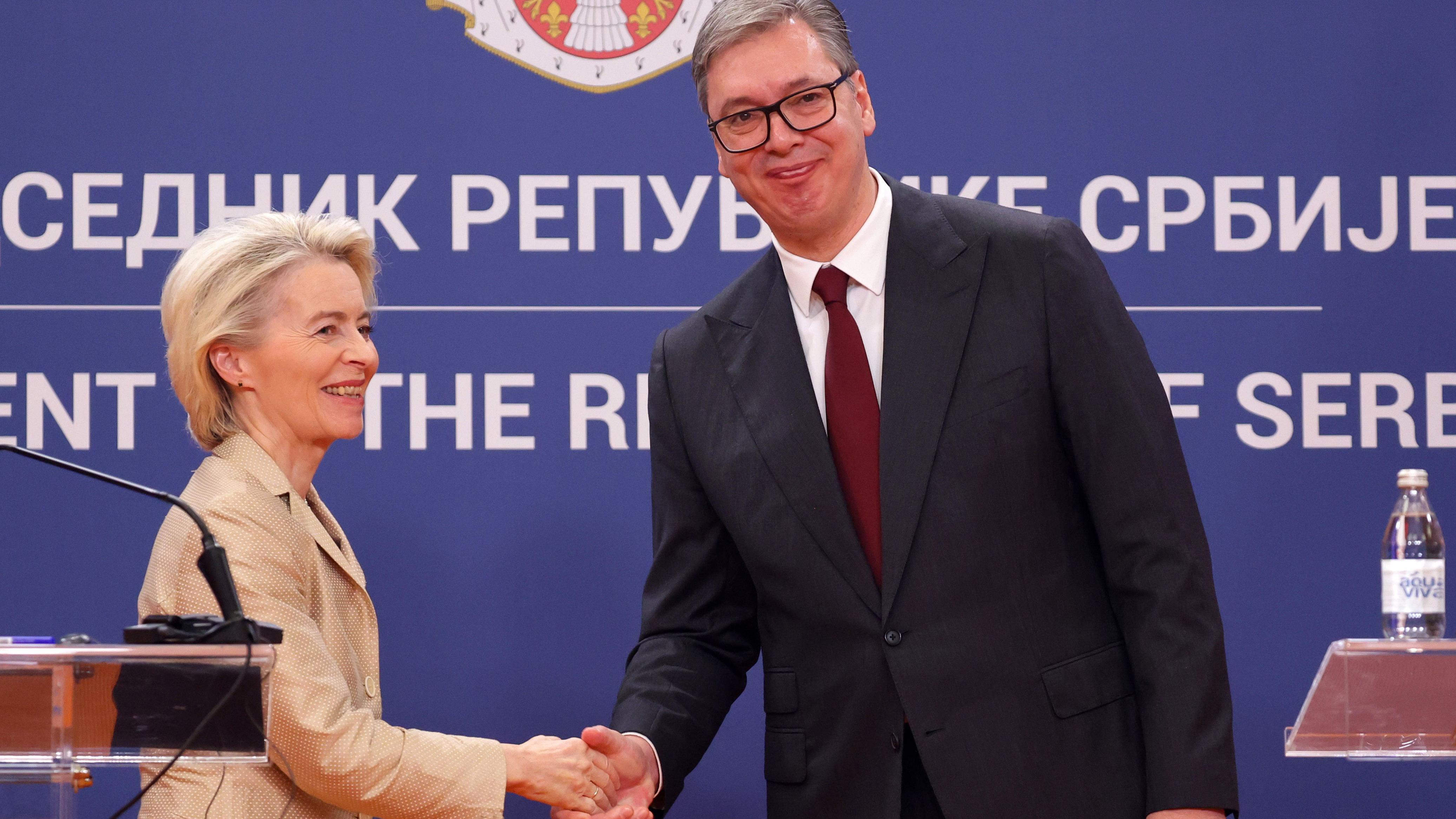 Fon der Lajen i Vučić Beograd 15. 10. 2025.