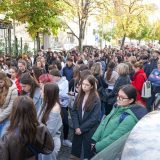 Učenici Filološke gimnazije danas ispred Pete u znak podrške vršnjacima 11