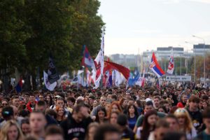 Studenti šetnja Beograd - Novi Sad
