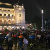protest kod Narodnog pozorišta