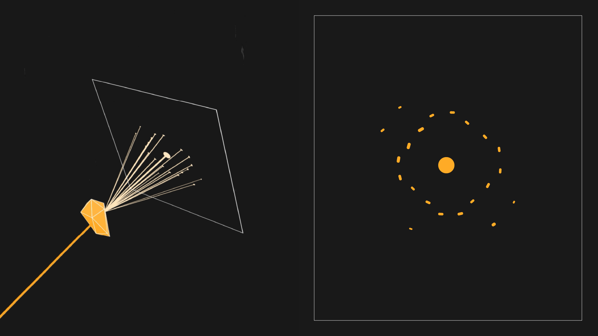 Stogodišnje otkriće koje i dalje pomaže da se osvoji Nobelova nagrada 3 Ilustracija prikazuje X-zrake koji prolaze kroz kristal i stvaraju karakterističan difrakcioni obrazac