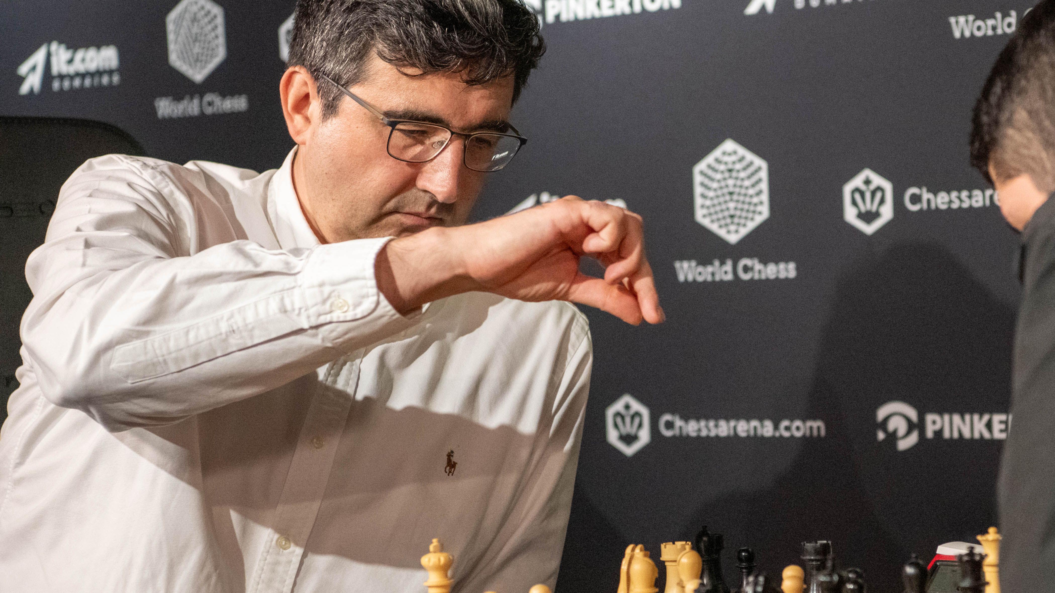 Vladimir Kramnik tokom šahovske partije