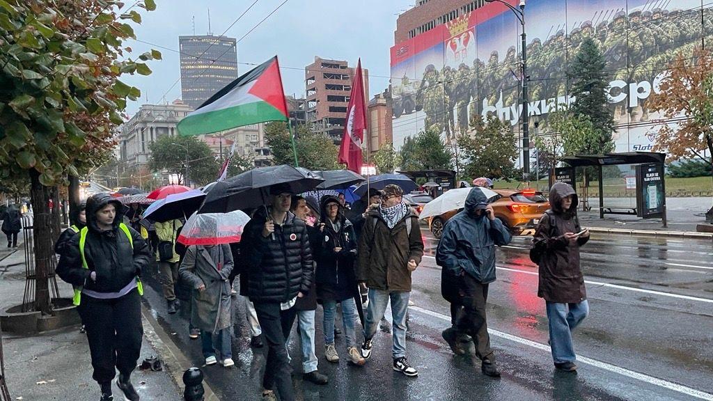 Dok je bio u izraelskom zatvoru, studenti u blokadi Fakulteta likovnih umetnosti, na kome je studirao, organizovali su 3. oktobra protest za oslobađanje Ognjena