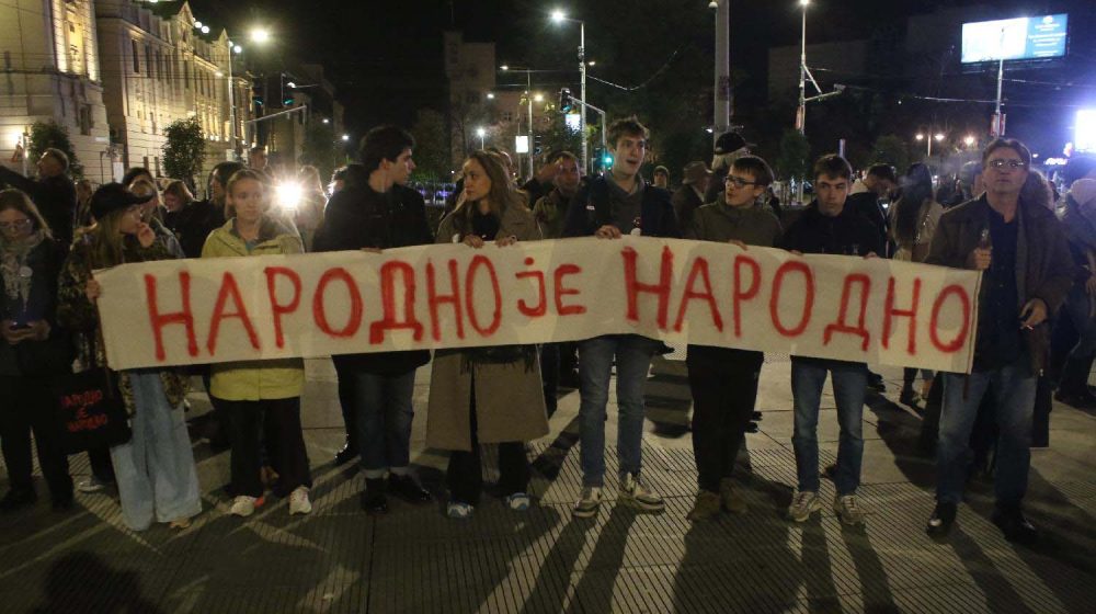 Nepoželjni u sali užičkog pozorišta 1