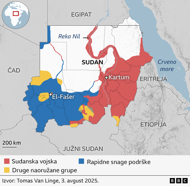 Sudan: El-Fašer pao posle 18 meseci opsade, 'gomile leševa i bare krvi' 8 mapa