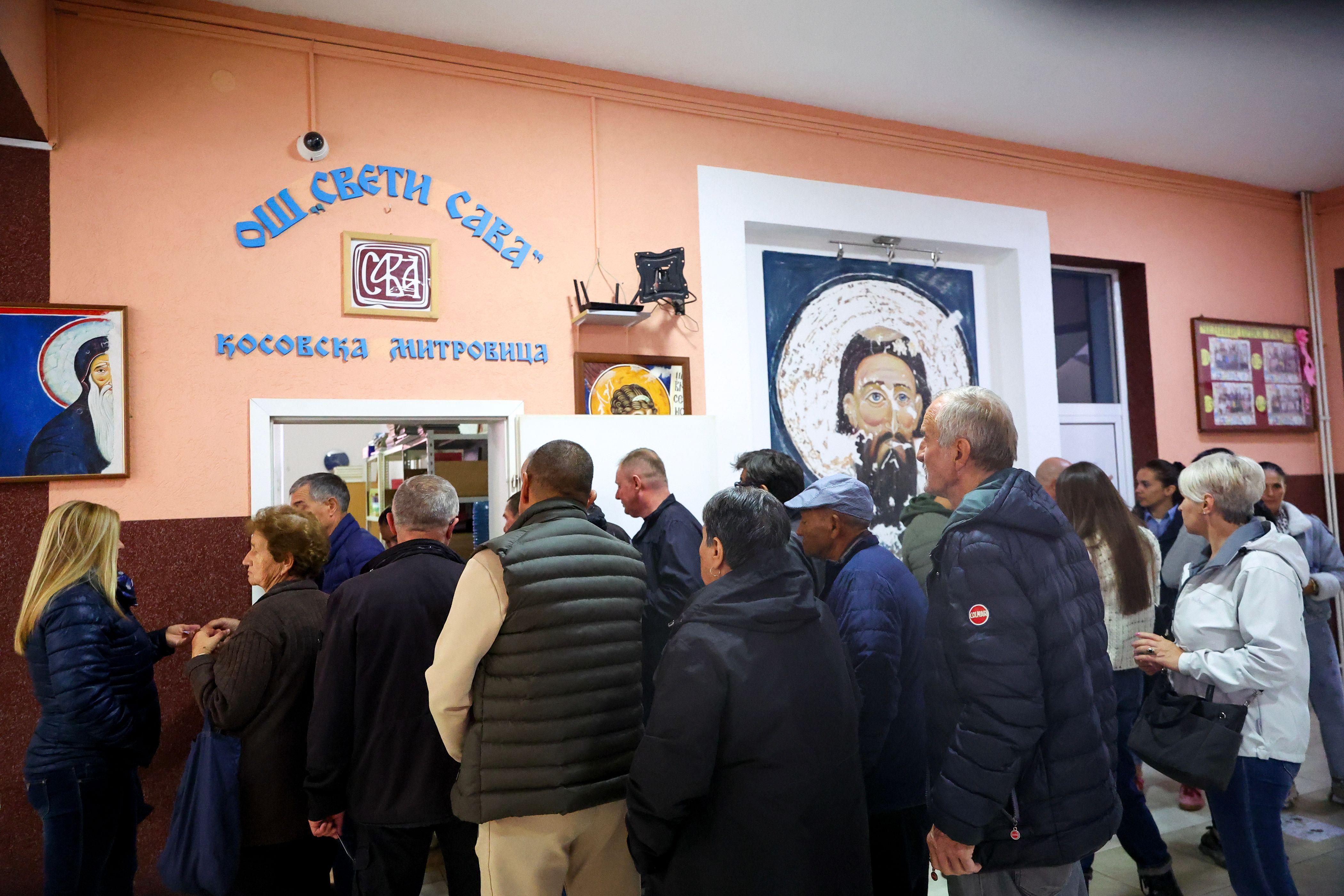 Biračko mesto „Sveti Sava" u Severnoj Mitrovici