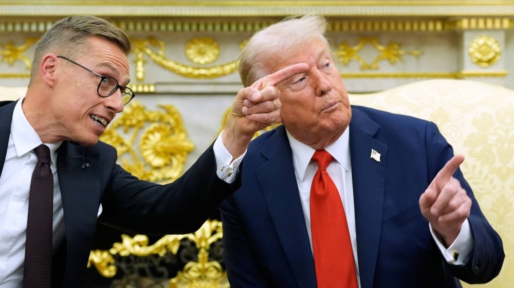 Aleksandar Stub i Donald Tramp