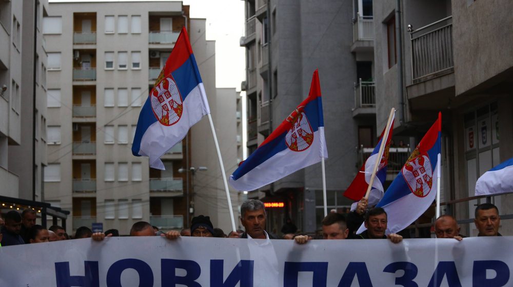 Prvi skup protiv blokada u Novom Pazaru, privedeno nekoliko studenata i građana 1