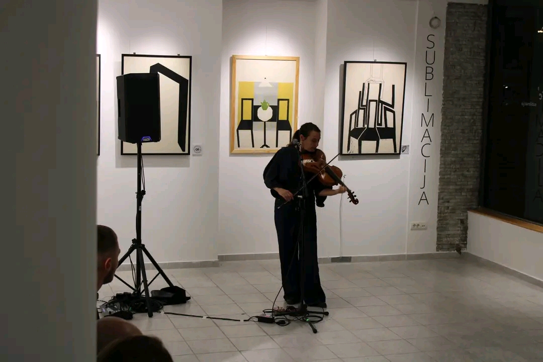 Uzbudljiv pečat našeg vremena i sveta: U Grafičkom kolektivu otvorena izložba "Sublimacija" Milice Bjelanović 3