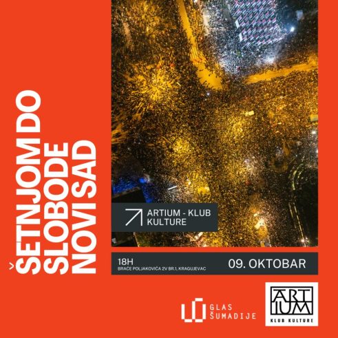 Transparenti, zastave i ljudi: Novosadski protest u slikama Lazara Novakovića (FOTO) 5