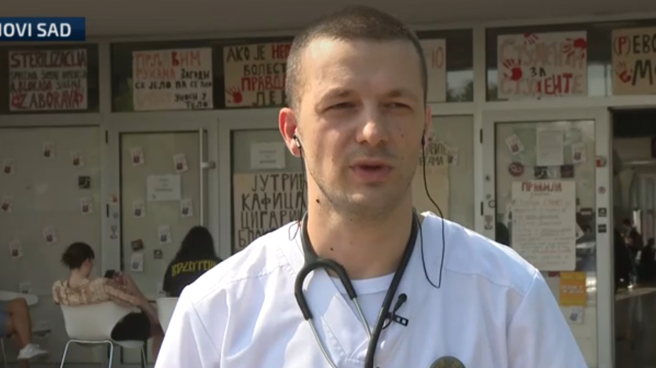 zdravstveni radnici "Crvena linija je odavno pređena": I zdravstveni radnici na protestu 1. novembra u Novom Sadu 2