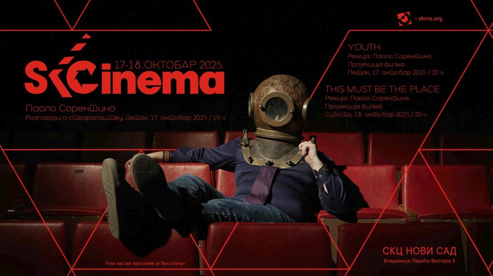 SKC Novi Sad pokreće ciklus besplatnih filmskih projekcija - Sorentinova ostvarenja na repertoaru 17. i 18. oktobra 1