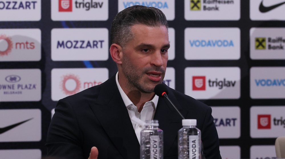 Dušan Alimpijević, selektor Srbije