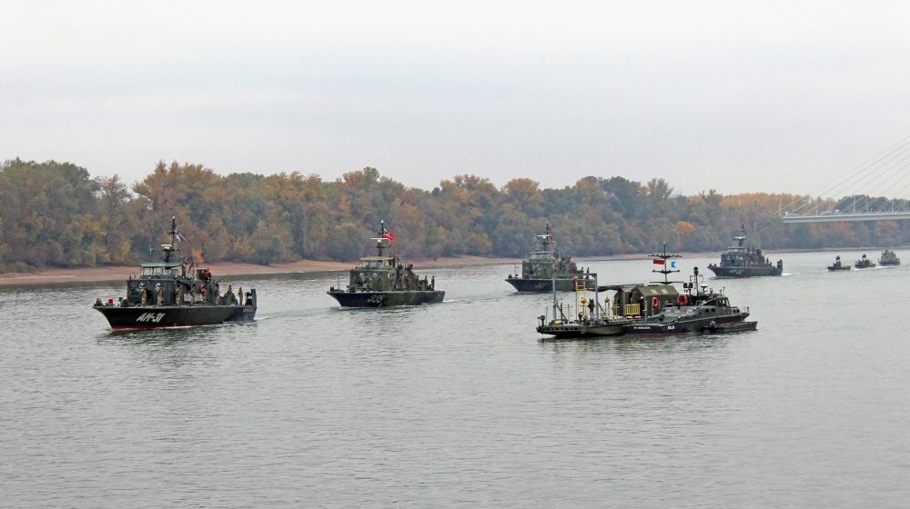 Zajednička obuka jedinica vojska Srbije i Mađarske na Dunavu kod Budimpešte 1
