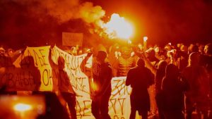 protest protiv migranata u Podgorici