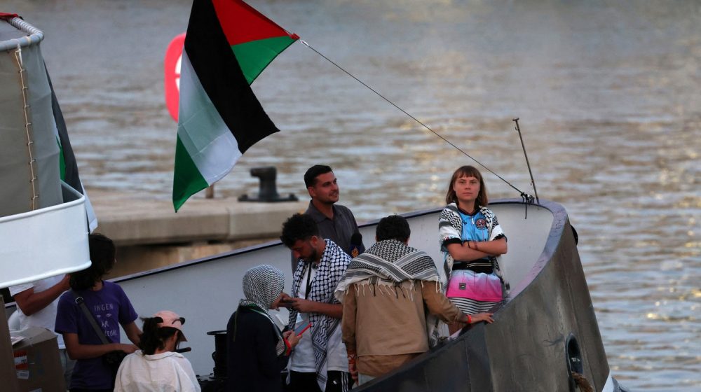 Greta Tunberg, flotila