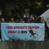 Protest prosvetara u Zaječaru