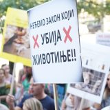 životinje, protest, Nacrt o Zakonu