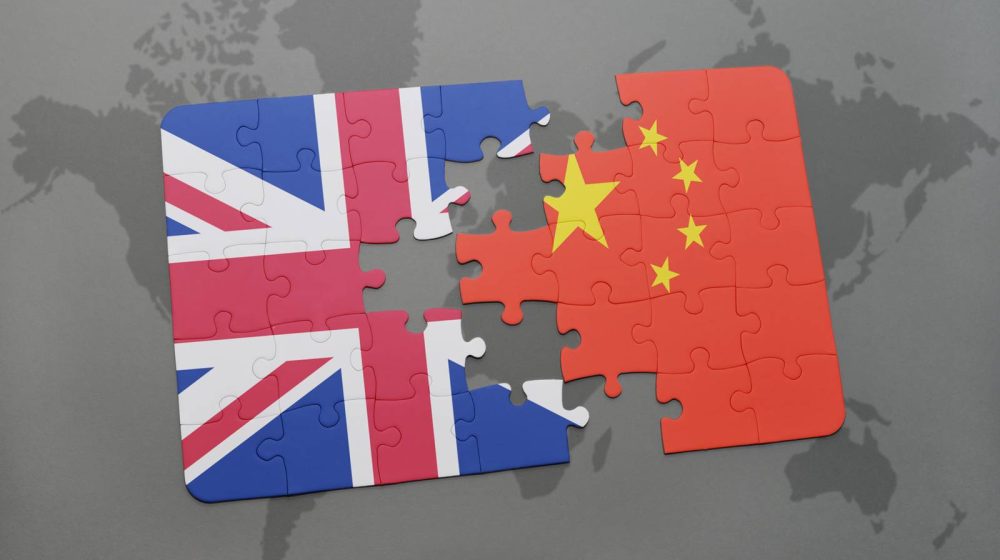 Velika Britanija, Kina