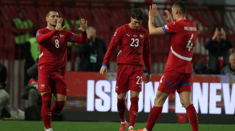 Srbija - Austrija, Luka Jović, Dušan Vlahović, Nikola Milenković