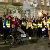 doček studenata i srenjoškolaca u Zrenjaninu