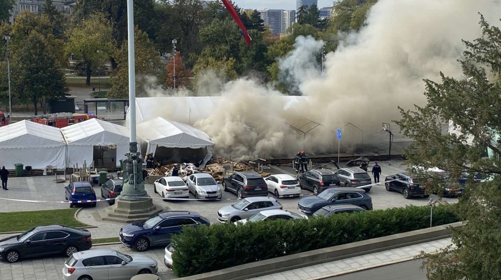 Požar i pucnjava u Ćacilendu: Jedna osoba ranjena, predsednik izneo detalje iz istrage (VIDEO) 1