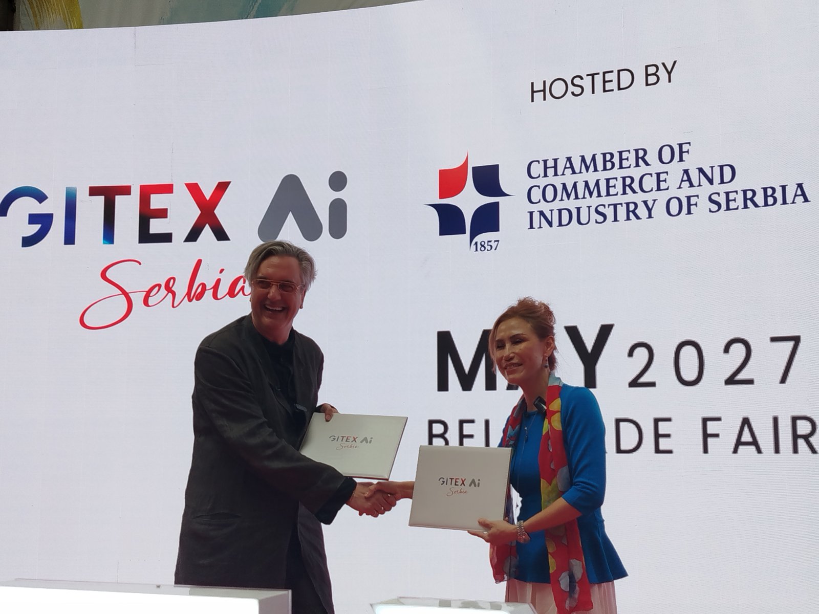 Najveći svetski tehnološki sajam stiže u Srbiju: U Dubaiju predstavljen "GITEX AI" koji će u maju 2027. biti održan u Beogradu 3 Najveći svetski tehnološki sajam stiže u Srbiju: U Dubaiju predstavljen "GITEX AI" koji će u maju 2027. biti održan u Beogradu 3
