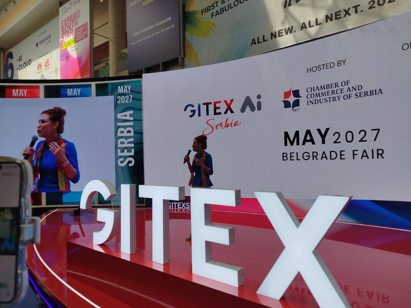 Najveći svetski tehnološki sajam stiže u Srbiju: U Dubaiju predstavljen "GITEX AI" koji će u maju 2027. biti održan u Beogradu 2 Najveći svetski tehnološki sajam stiže u Srbiju: U Dubaiju predstavljen "GITEX AI" koji će u maju 2027. biti održan u Beogradu 2