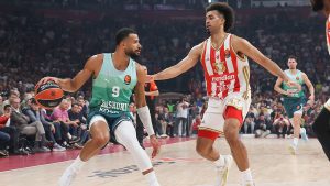 Košarkaši Crvene zvezde pobedili su Baskoniju rezultatom 90:72 u šestom kolu Evrolige.