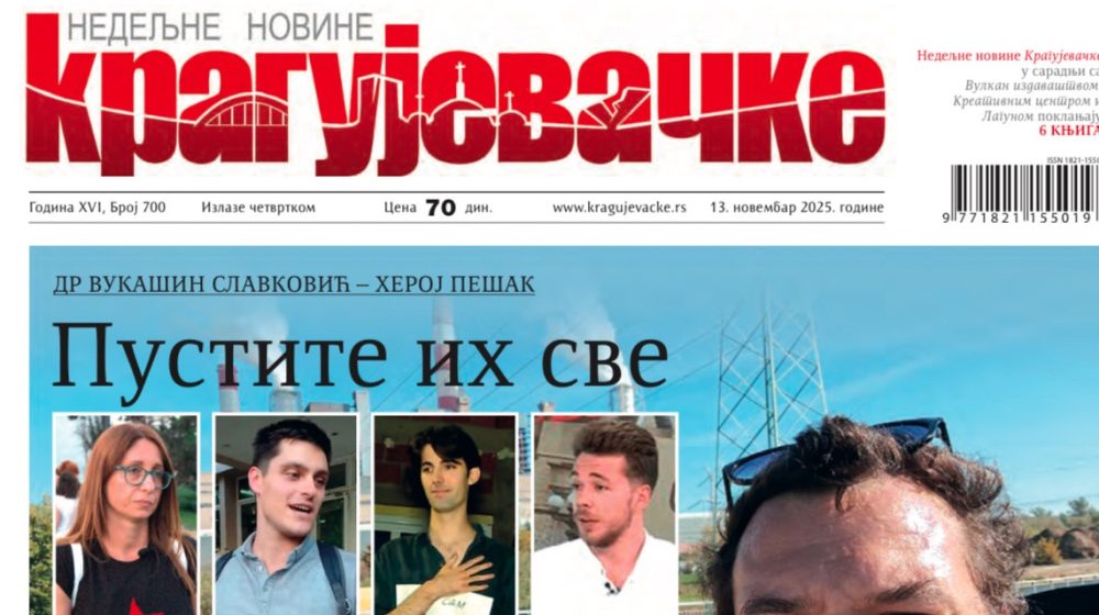 Traju i opstaju iako ne idu „niz dlaku” vlastima: Na kioscima 700. broj „Kragujevačkih” nedeljnih novina 1