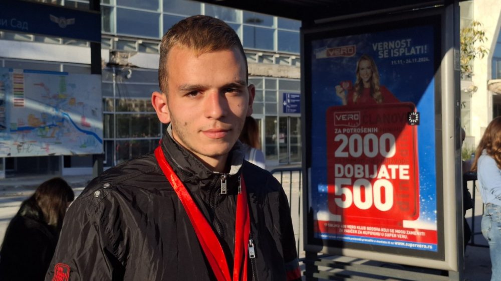 Student pešak za Danas: Ulazak u Novi Sad je bilo nešto najemotivnije što sam doživeo 1