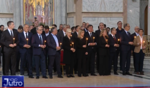 Vučić i ministri u Hramu svetog Save, patrijarh pozvao na mir 1