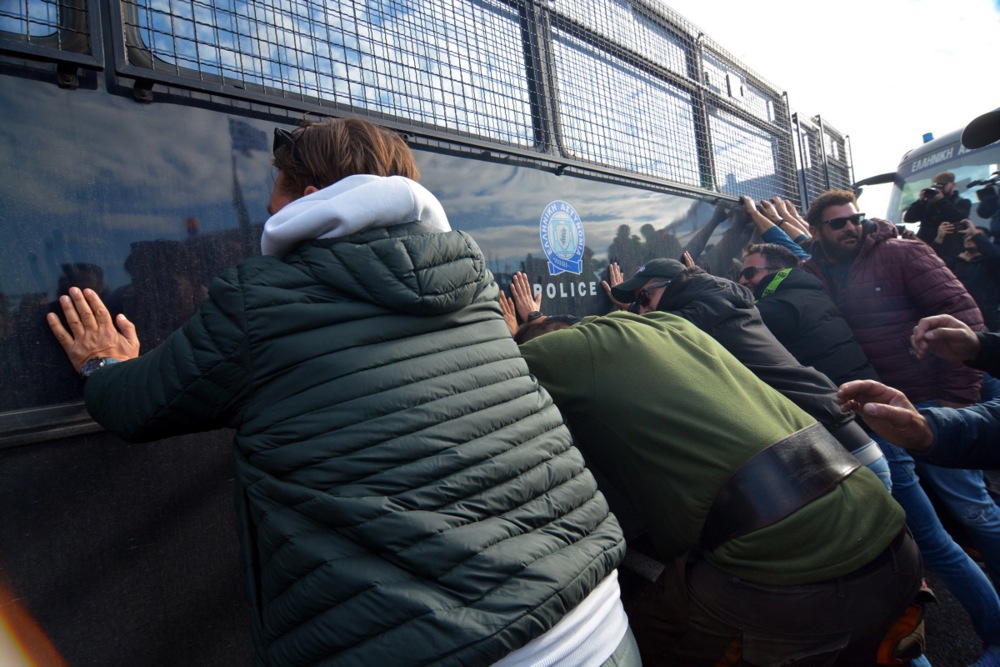 Sukobi policije i poljoprivrednika u Grčkoj (FOTO) 2