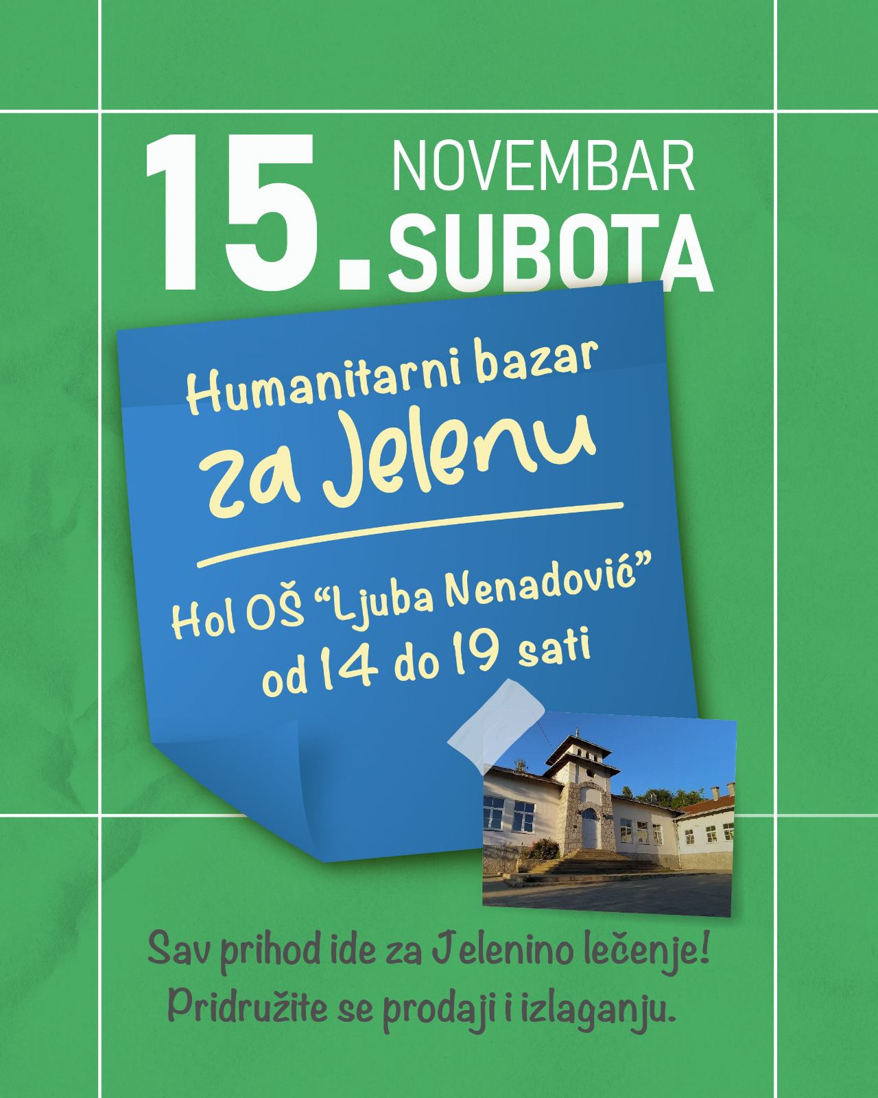 U petak humanitarni turnir u fudbalu “Igramo za život” za pomoć devojčici Jeleni Mišić 4 Humanitarni bazar za devojčicu Jelenu Mišić