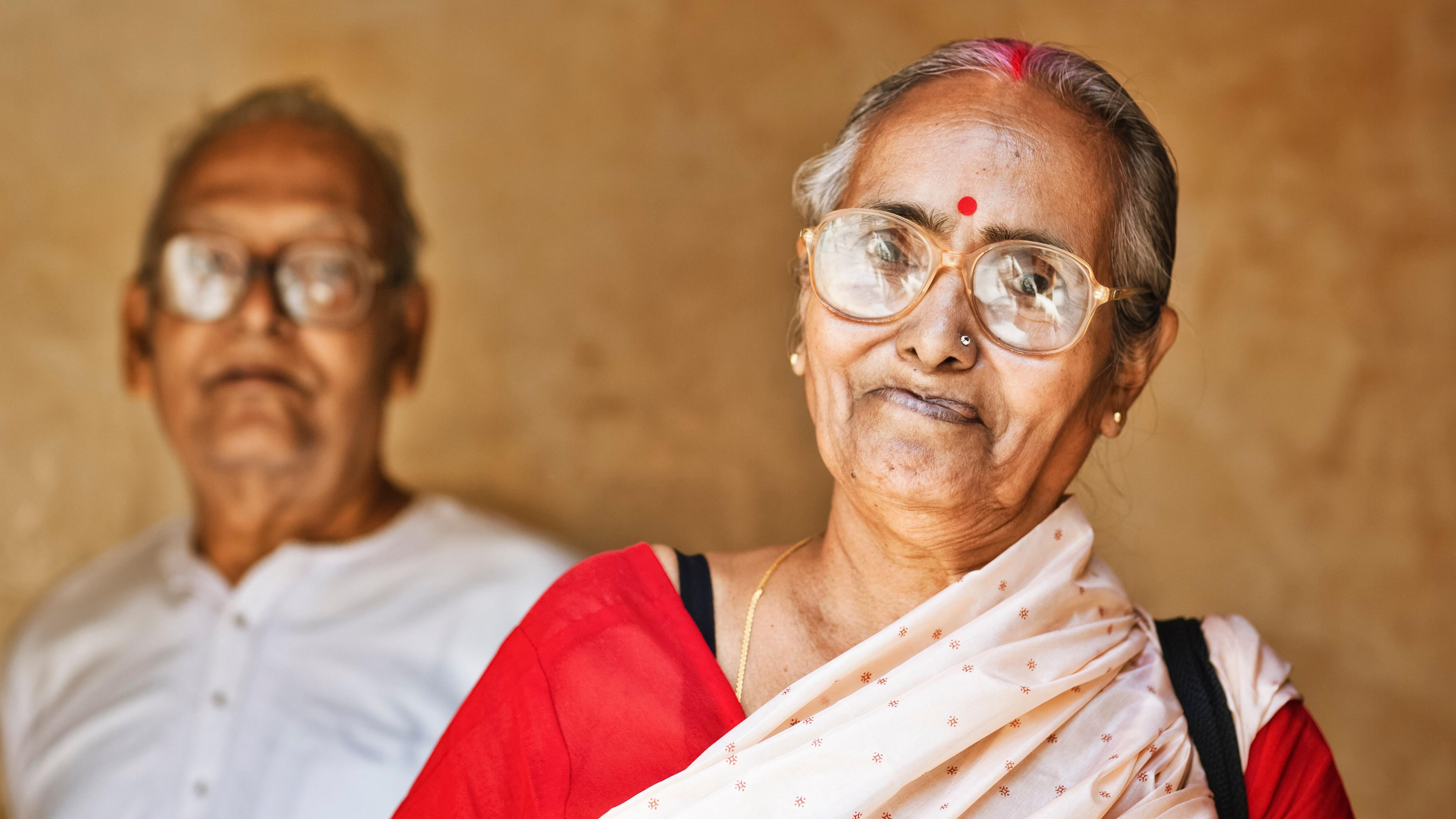 постар пар од Индија