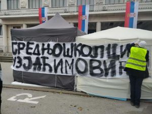 Počela blokada autobuske stanice u Novom Sadu u znak podrške Jaćimoviću 1