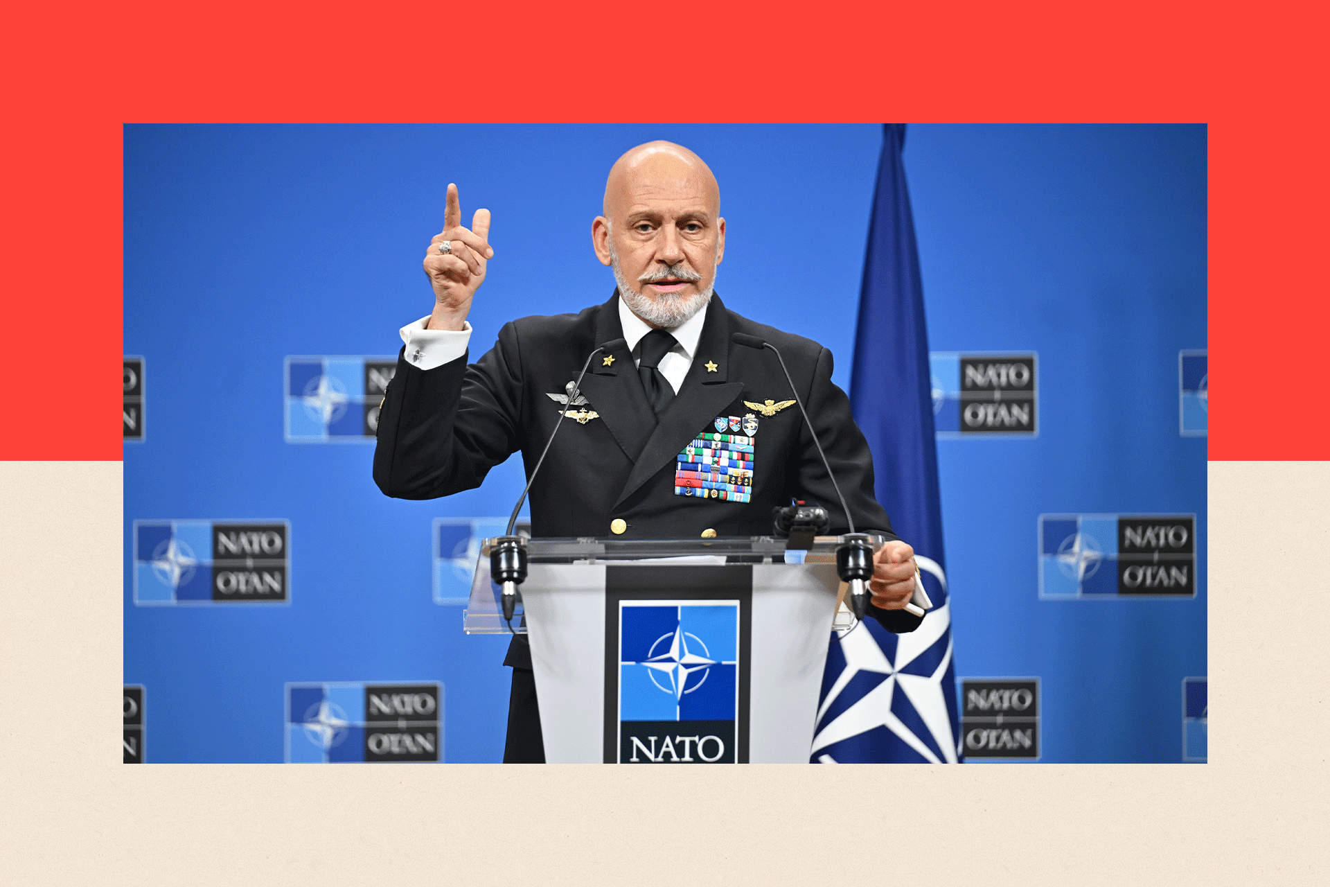 Admirali Giuseppe Cavo Dragone thotë se nga të gjitha nevojat mbrojtëse të NATO-s, mbrojtja ajrore është aktualisht përparësia kryesore.