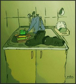 Predstavljanje pesničkog prvenca Nenada Kostića "Kako kentauri nose pantalone" u Kulturnom centru Grad 1