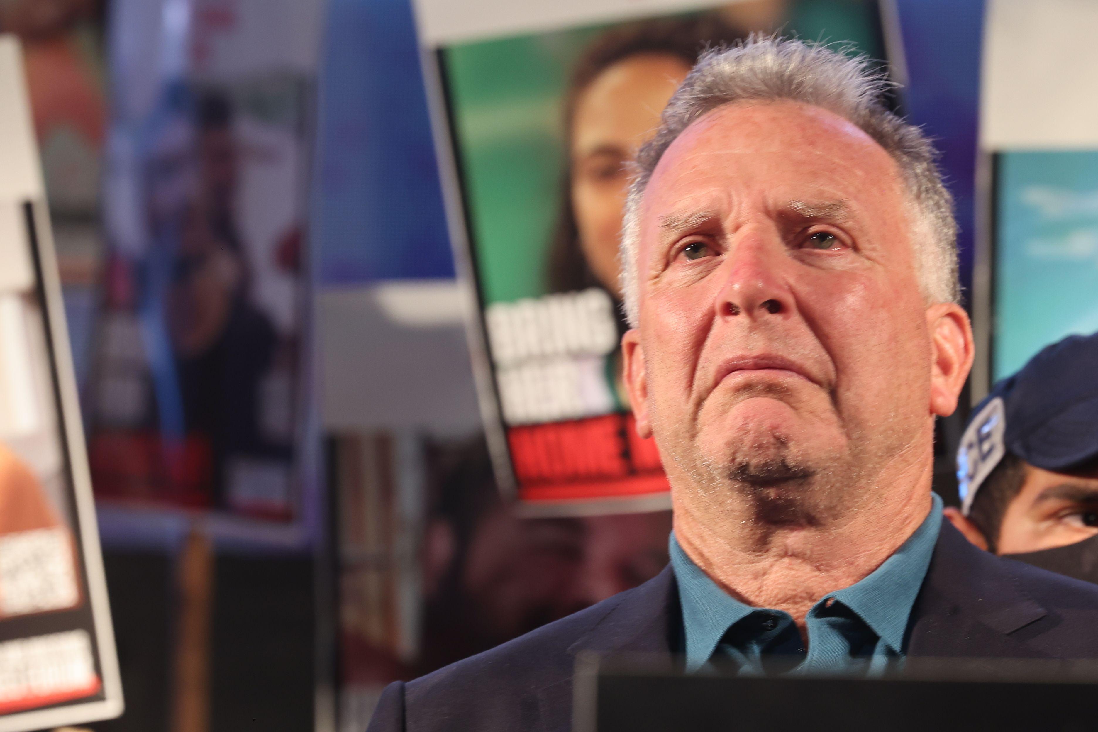 Stiv Vitkof, specijalni izaslanik Sjedinjenih Američkih Država za Bliski istok, na mitingu na takozvanom 'Trgu talaca' u Tel Avivu u oktobru