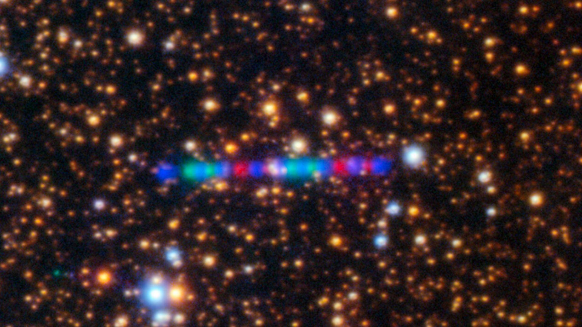 Teleskop Džemini Nort na Havajima je snimio šareni trag komete 3I/Atlas dok se kretala kroz Sunčev sistem.