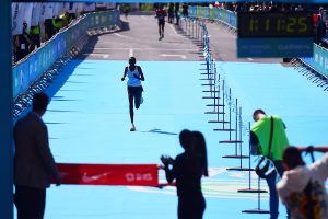 Polumaraton ilustracija